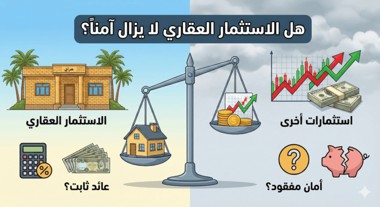 هل الاستثمار العقاري لا يزال آمناً؟ (حاسبة العائد الصافي)